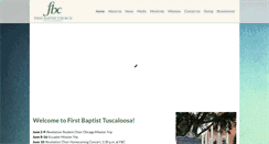 Desktop Screenshot of firsttuscaloosa.org